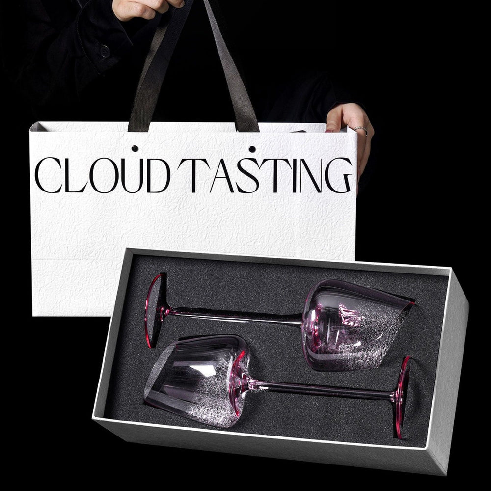Angled Rim Red Wine Glass Gift Set