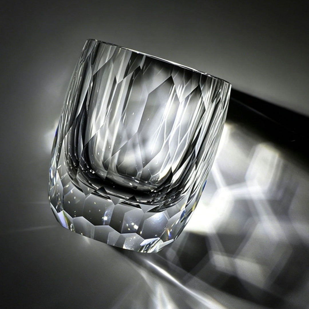 Crystal Whiskey Glass & Coaster Gift Set