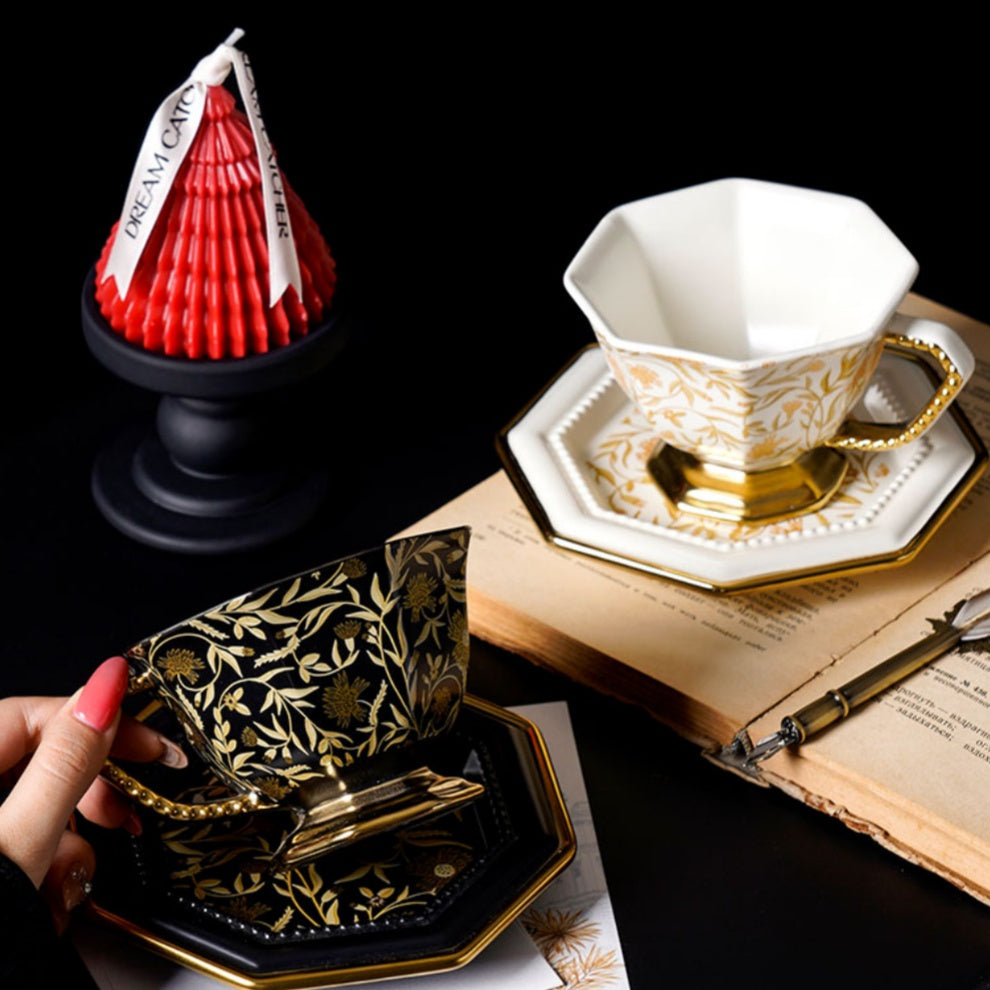 Luxury Coffee Cup & Scented Candle Gift Set