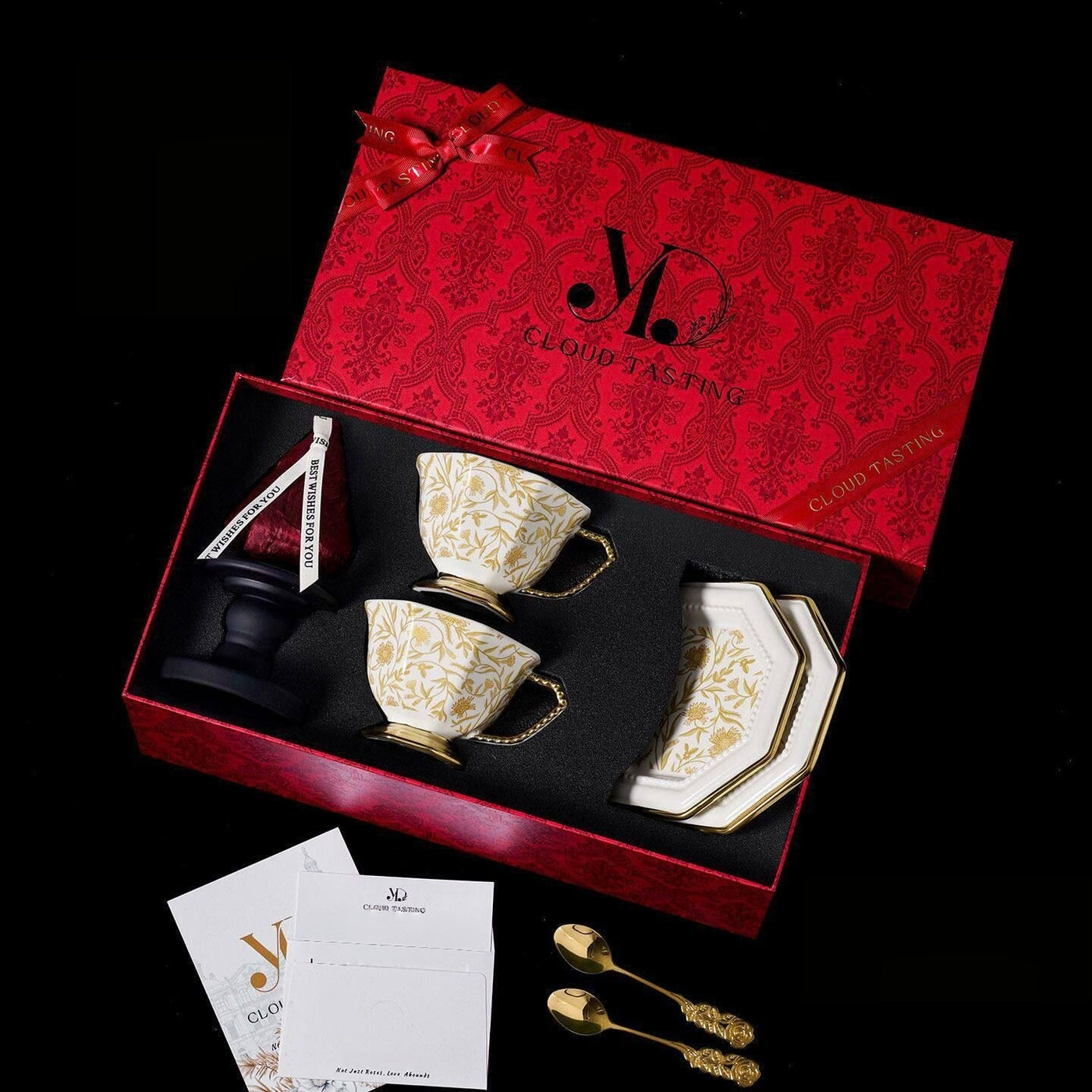 Luxury Coffee Cup & Scented Candle Gift Set
