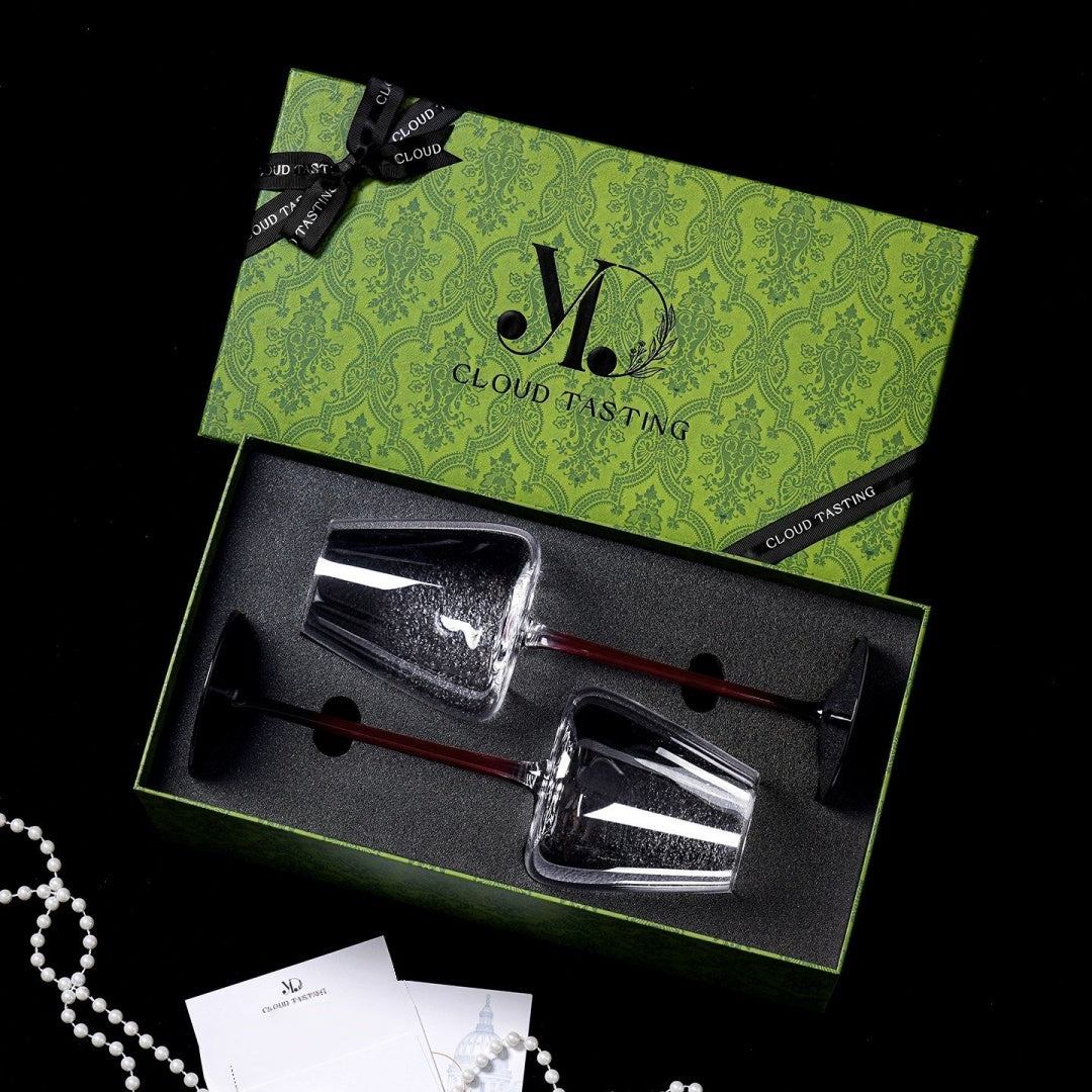 Luxury Stemmed Red Wine Glass Gift Set