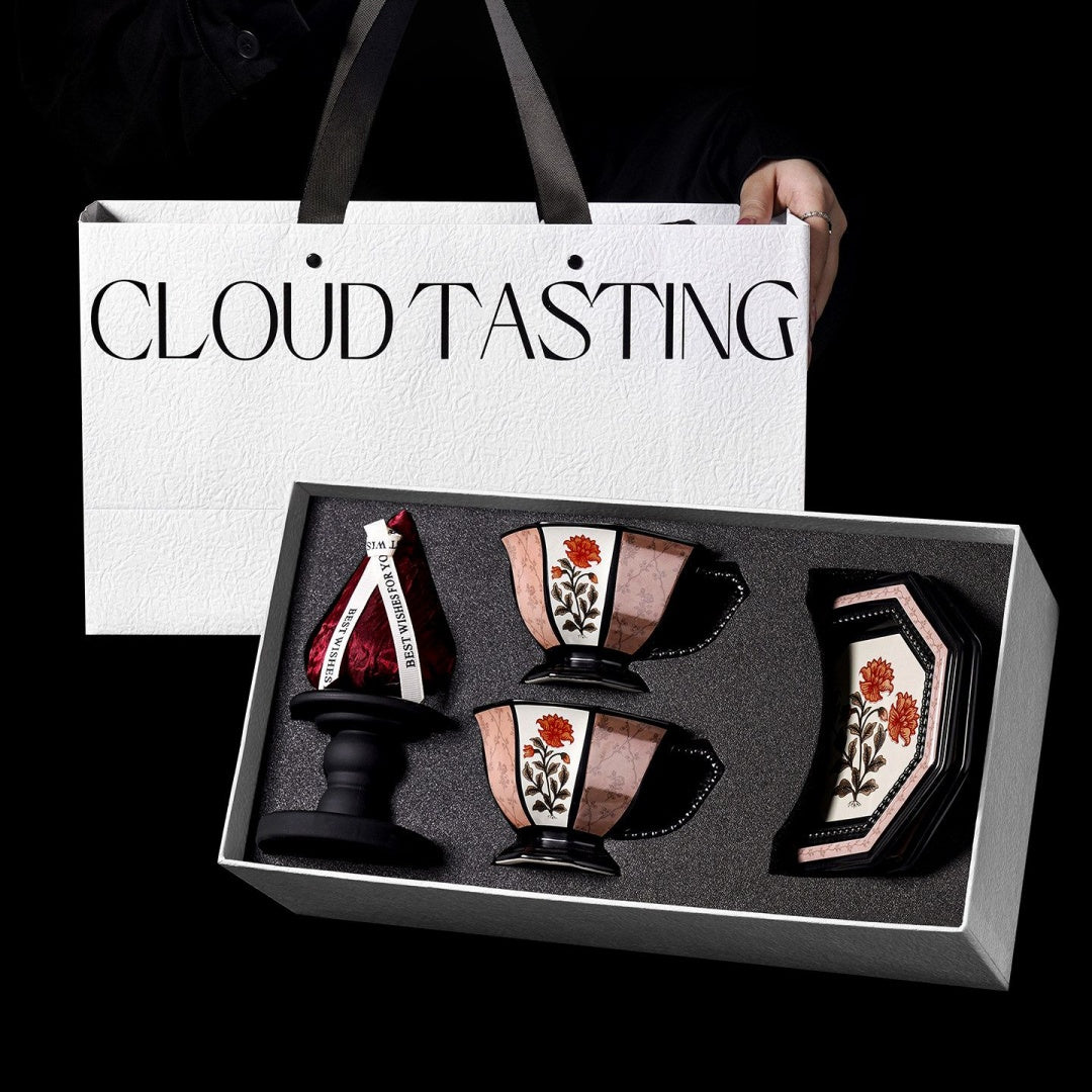 Coffee Cup, Tray & Scented Candle Gift Set