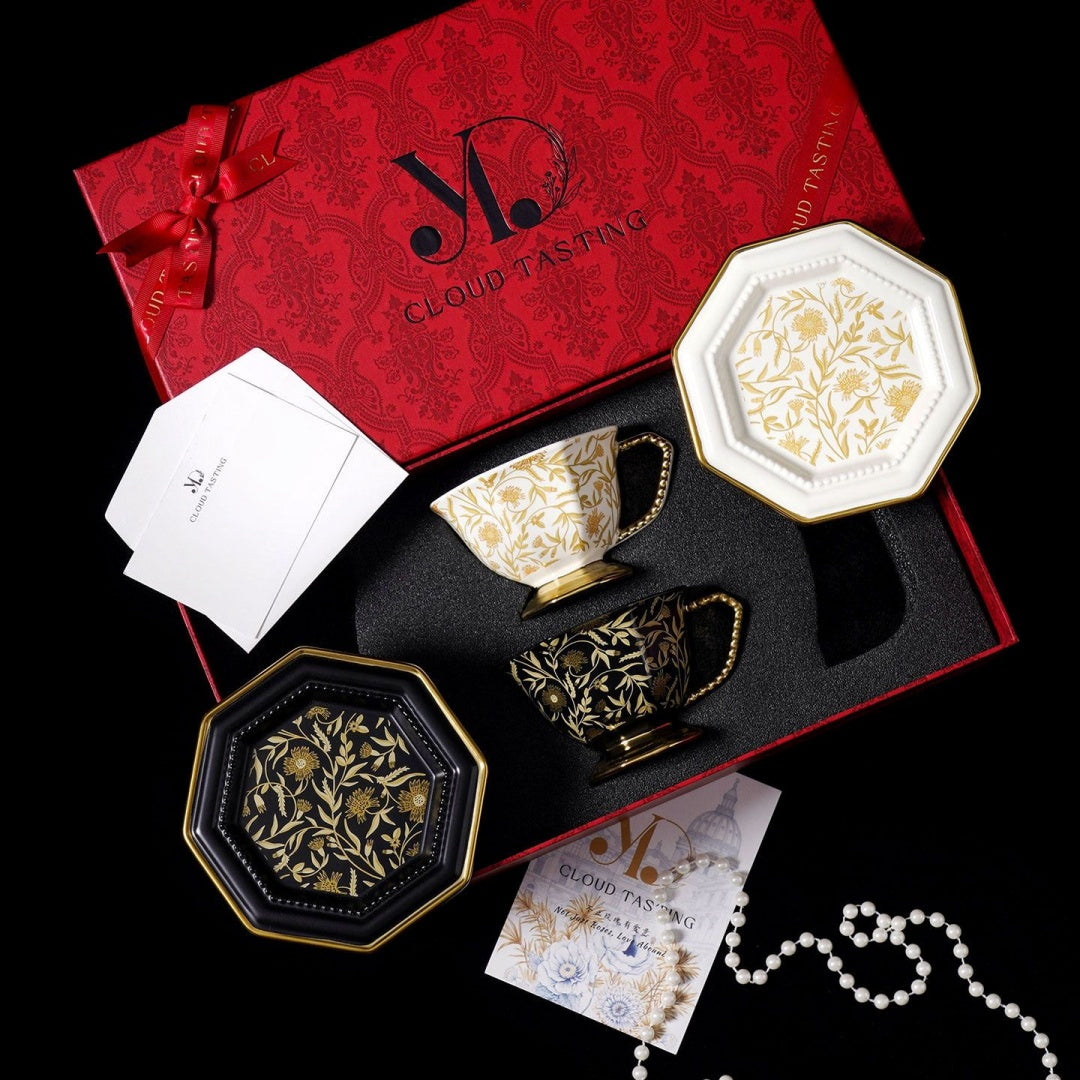 Luxury Coffee Cup & Scented Candle Gift Set