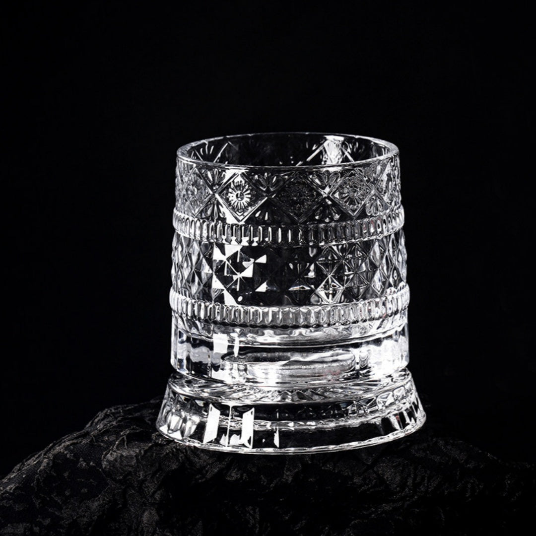 360° Rotating Whiskey Glass Gift Set