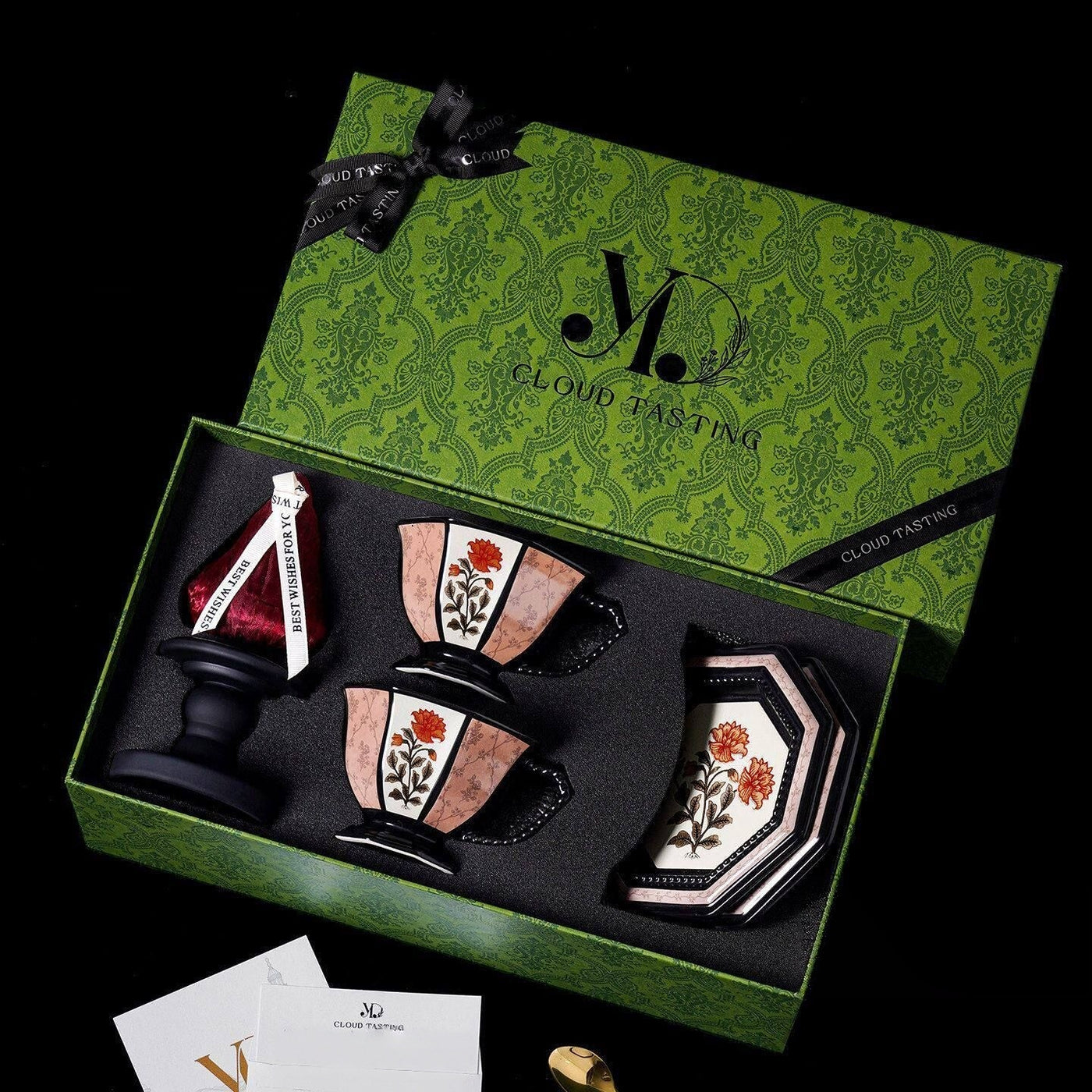 Coffee Cup, Tray & Scented Candle Gift Set